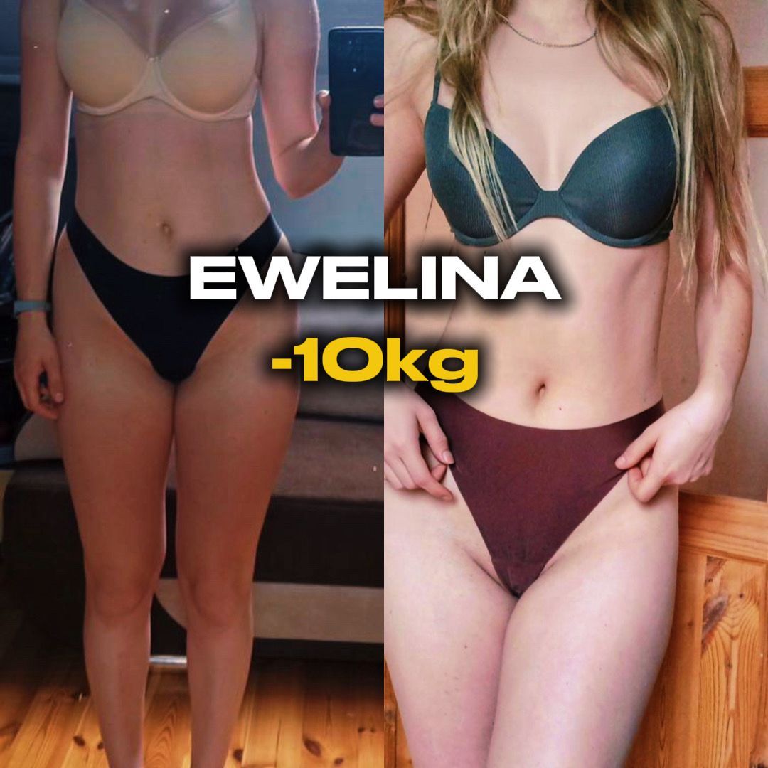 Ewelina — metamorfoza minus 10 kg po treningach EMS w Kuźni